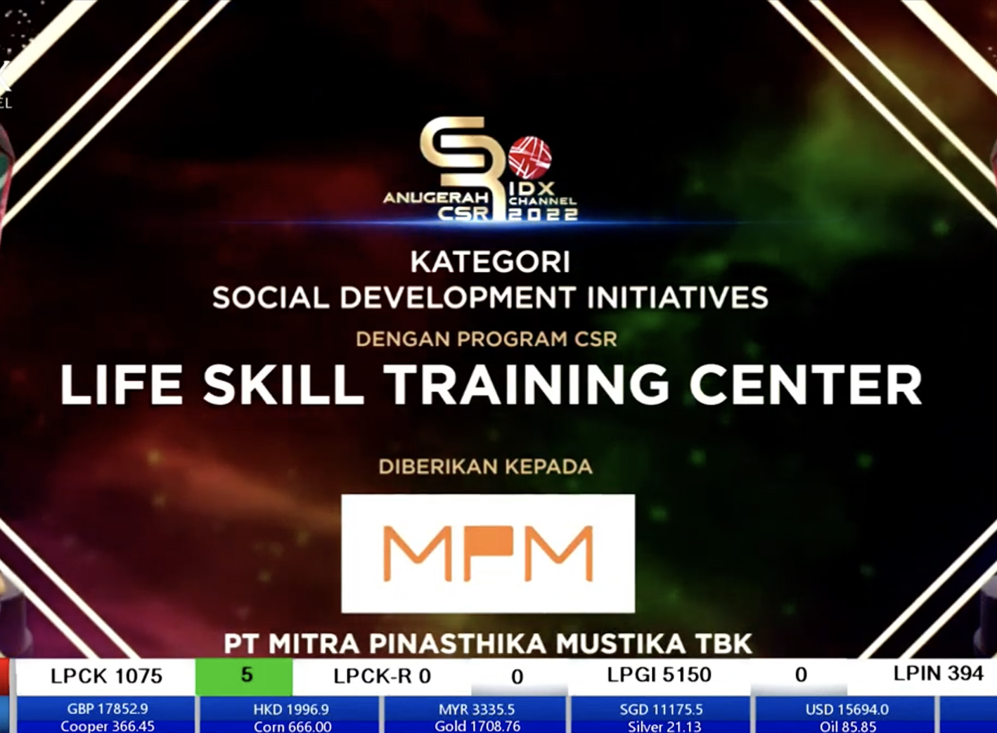 Anugerah CSR Award 2022 Category Social Development Initiatives
